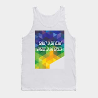 Sunset Trapesium Tank Top